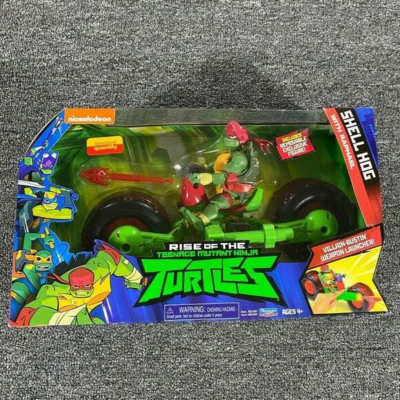 Teenage Mutant Ninja Turtles Motorcycle Shell Hog Raphael Rise of the TMNT - Picture 1 of 11